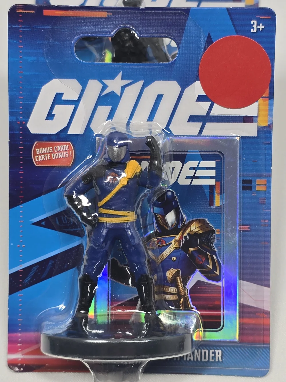 Set of 3 G.I. Joe Mini Action Figures Duke Snake Eyes Cobra Commander Just Play